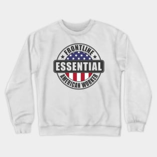 Frontline Essential American Worker Crewneck Sweatshirt